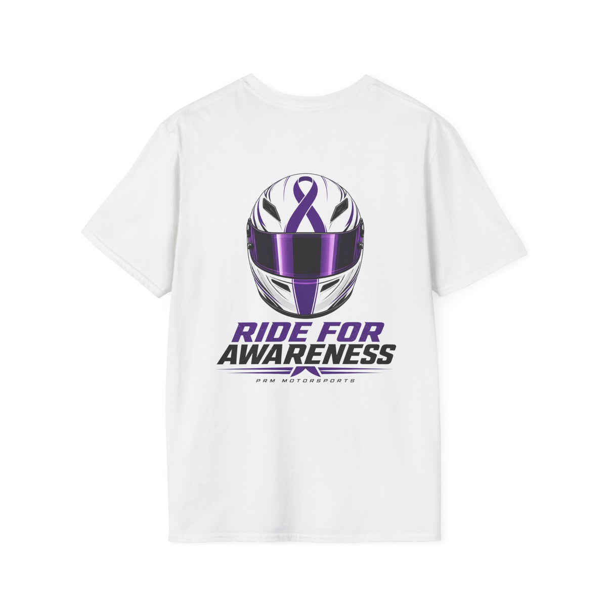 Purple Awareness Ribbon Helmet