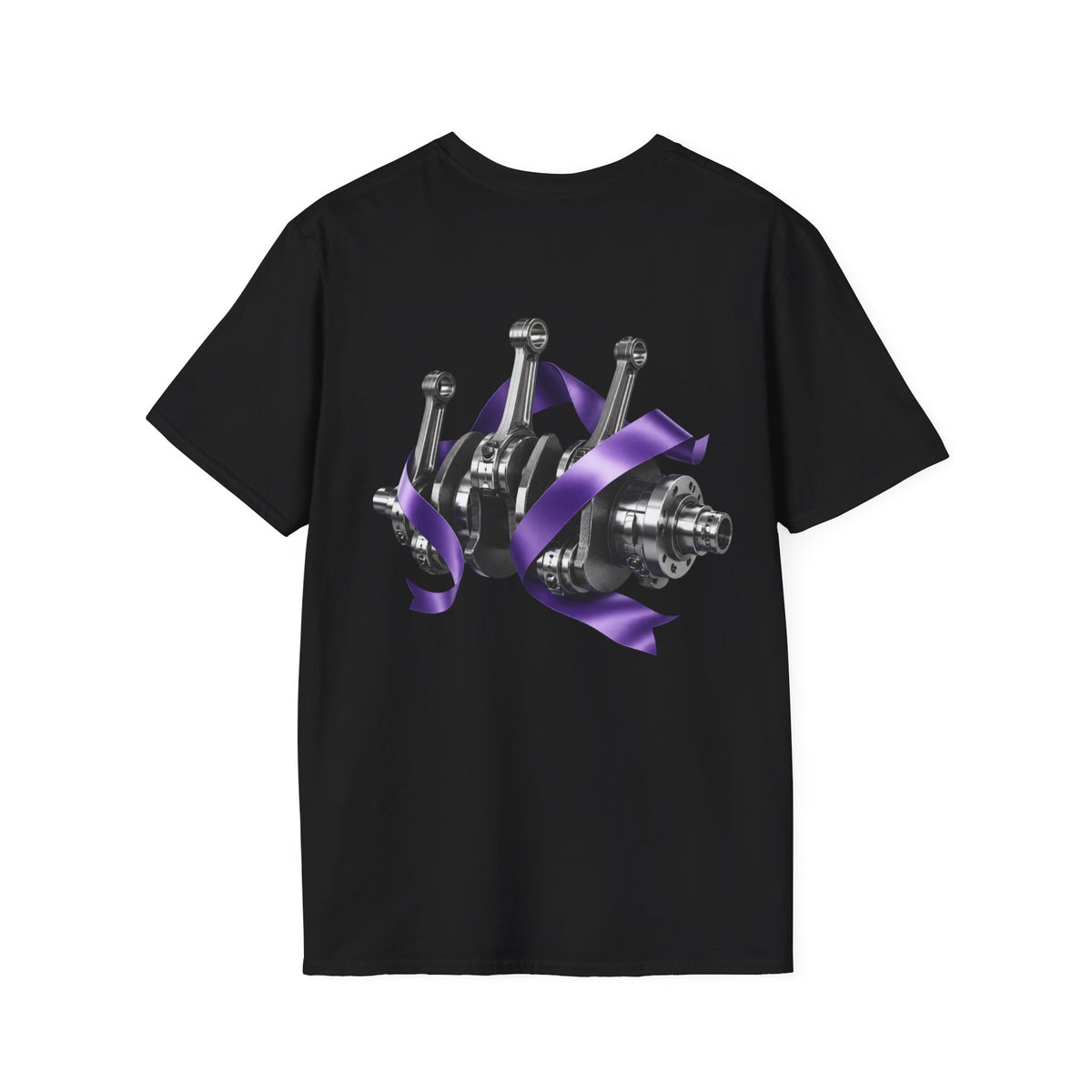 Purple Awareness Ribbon with Crankshaft