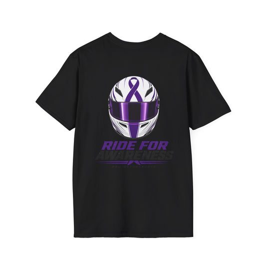 Purple Awareness Ribbon Helmet