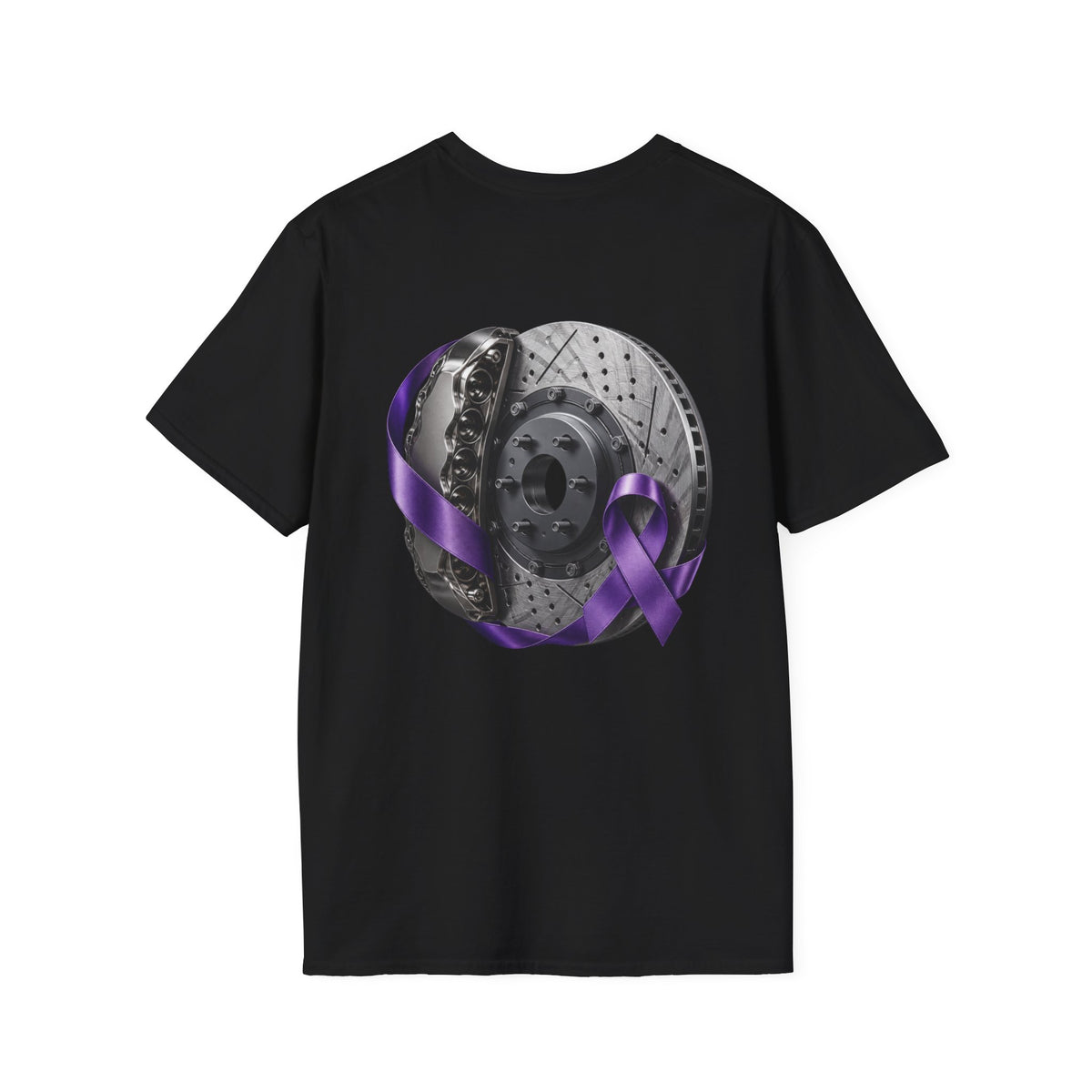 Purple Awareness Ribbon with Brake Rotor Graphic (PRM)