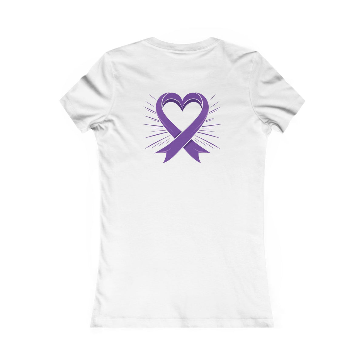 Women’s Awareness Heart Ribbon Tee