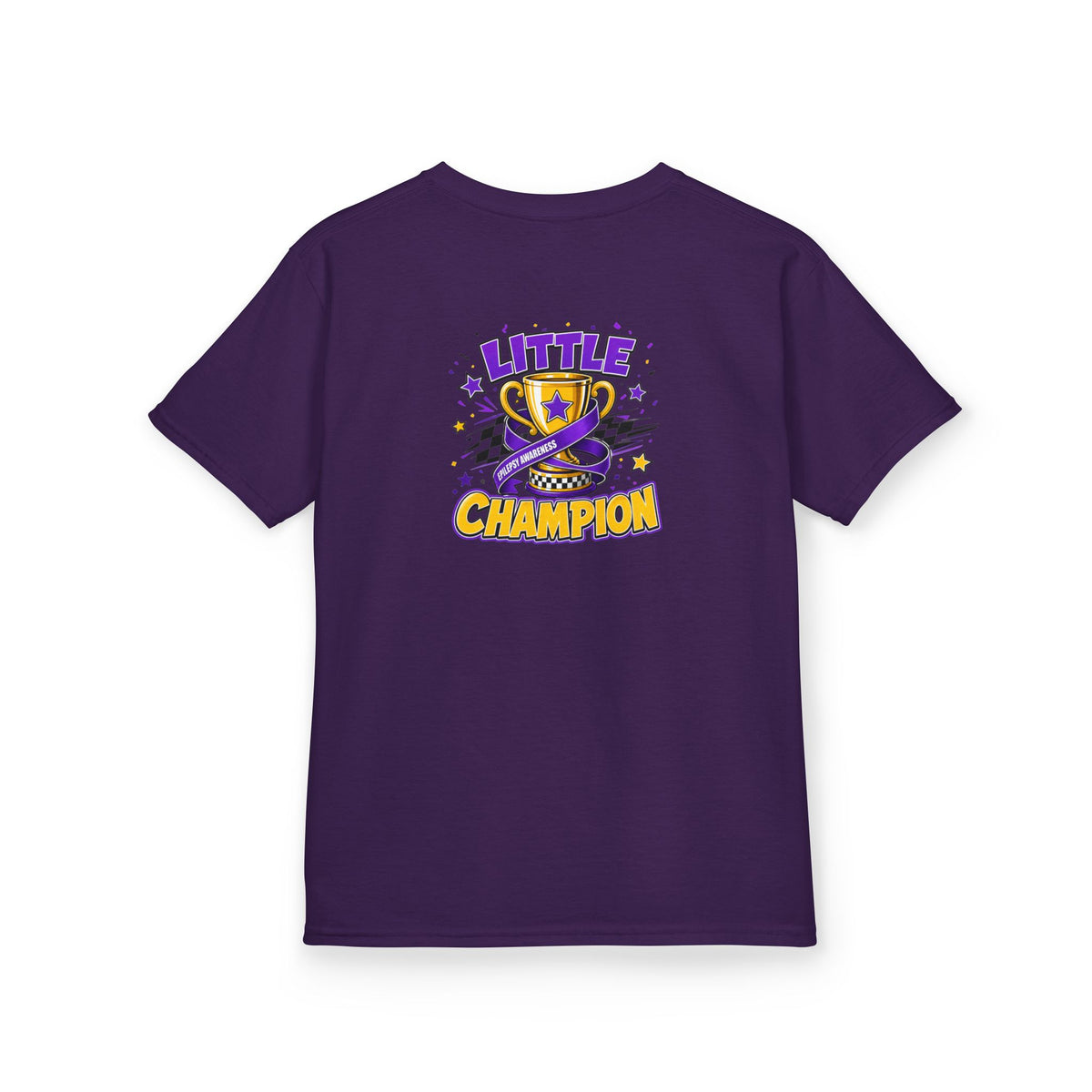 Purple Awareness Ribbon Kids Tee Little Champion