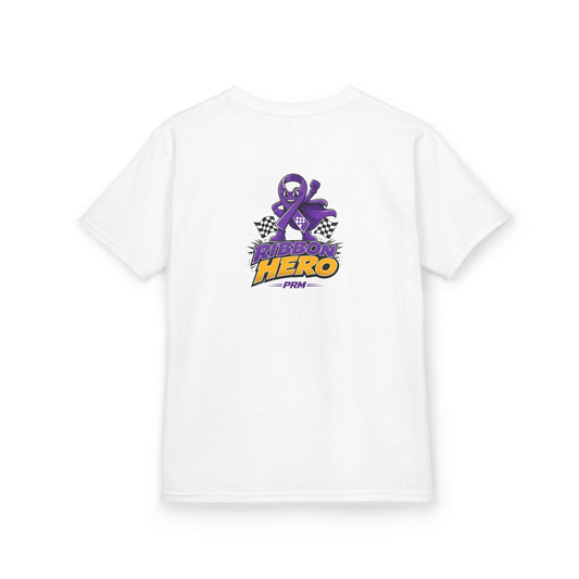 Purple Awareness Ribbon Hero Kids Tee