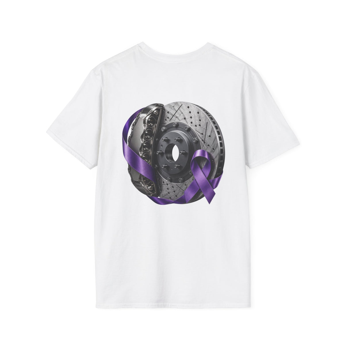 Purple Awareness Ribbon with Brake Rotor Graphic (PRM)
