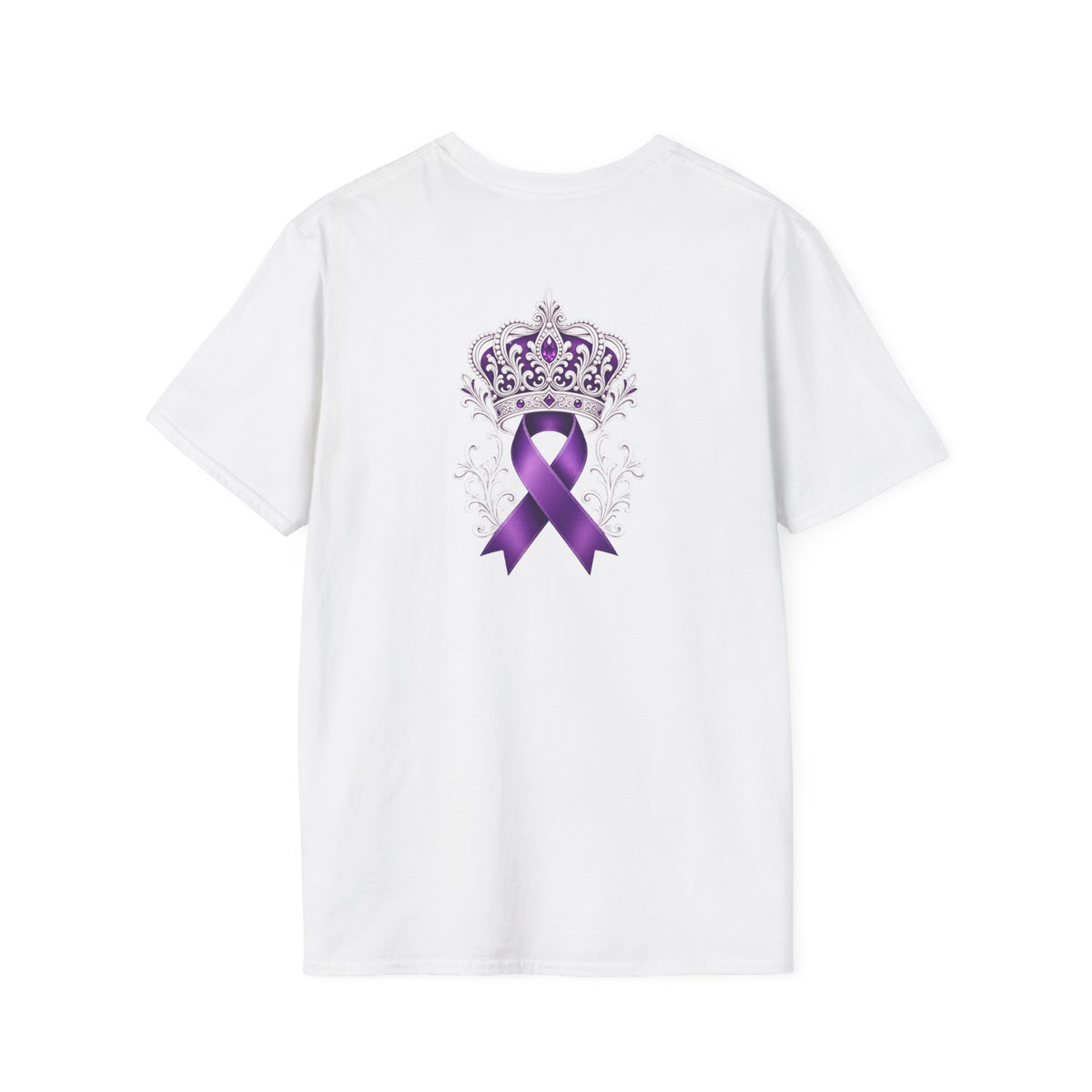 Purple Awareness Ribbon Crown Tee