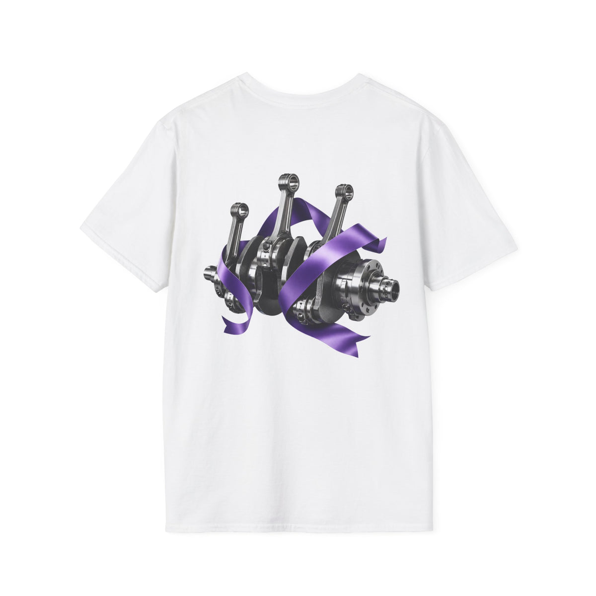Purple Awareness Ribbon with Crankshaft