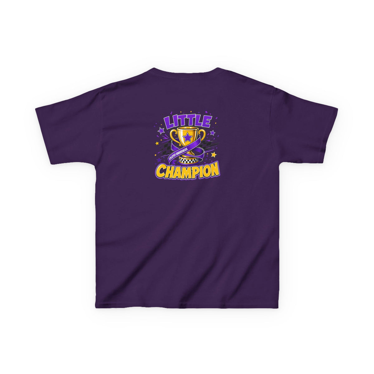 Purple Awareness Ribbon Kids Tee Little Champion
