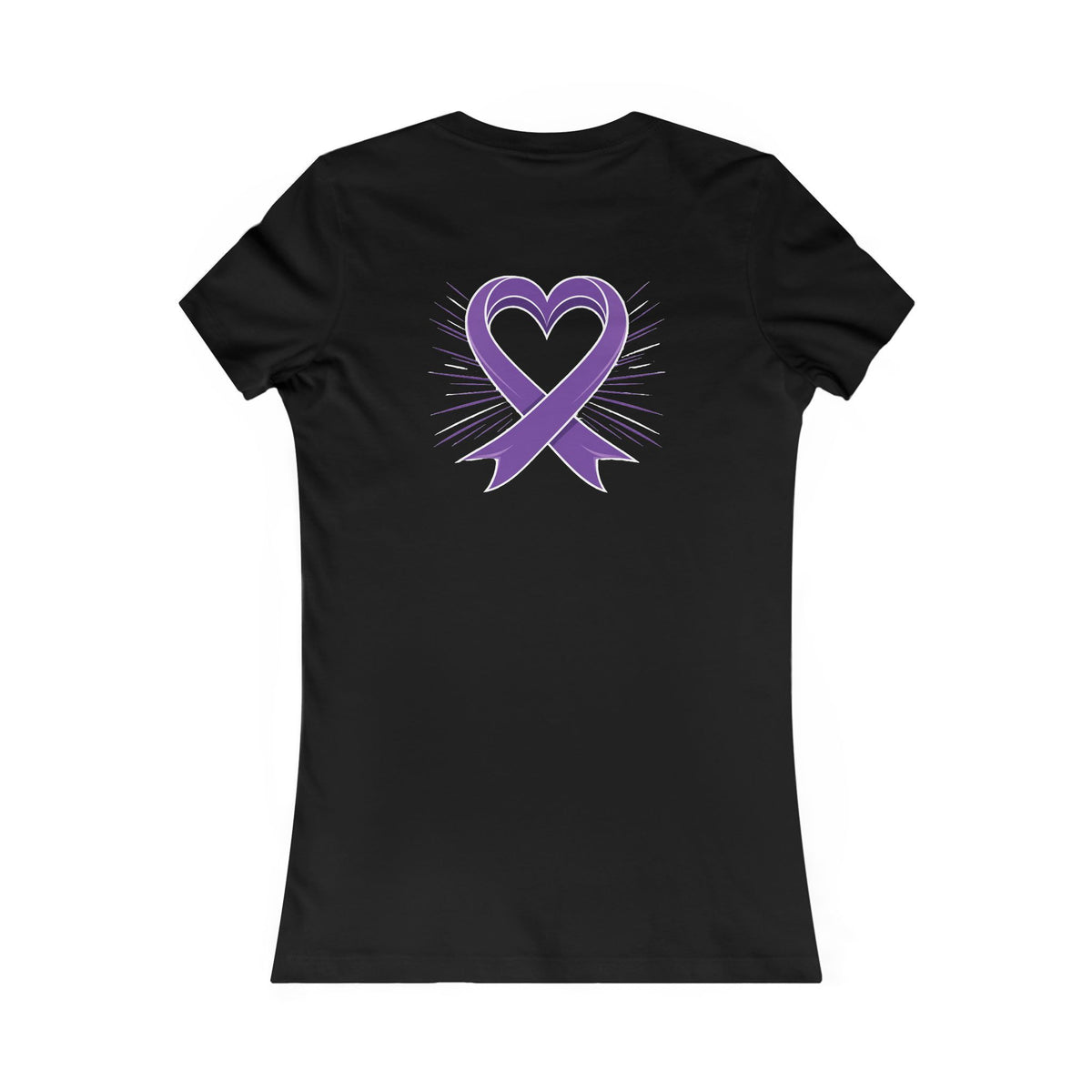 Women’s Awareness Heart Ribbon Tee