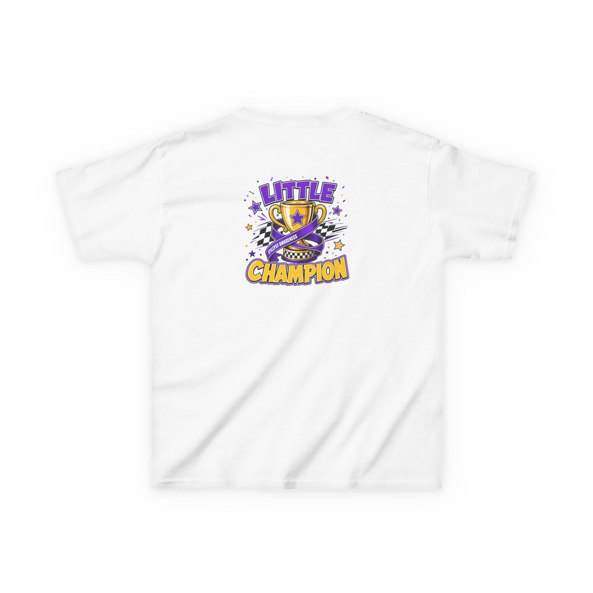 Purple Awareness Ribbon Kids Tee Little Champion
